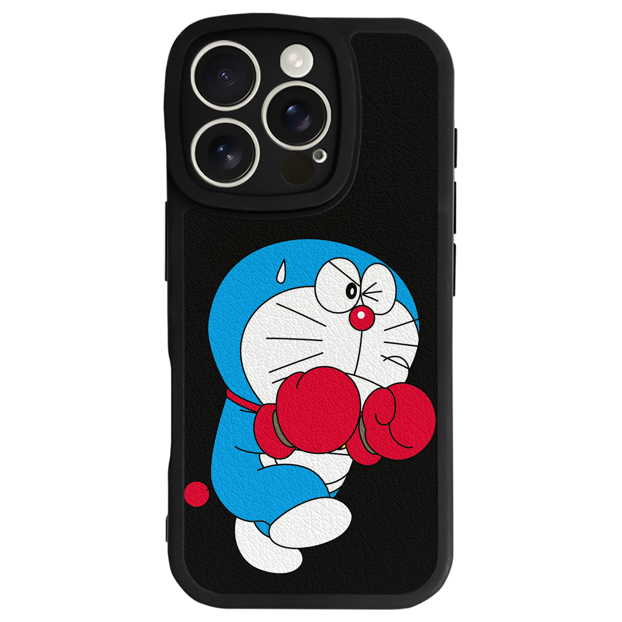 （画像用） ドラえもん Doraemon 【iPhone 16シリーズ対応】シリコンスマホケース（レザー調） 材質：シリコン